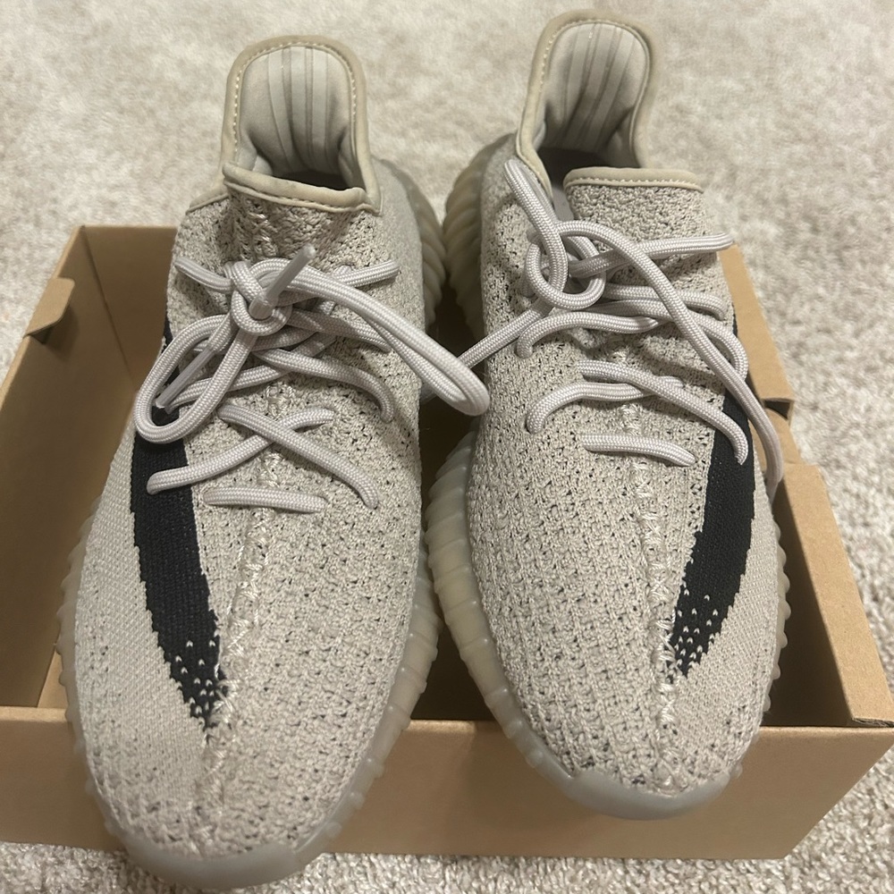 Yeezy’s pretty much brand new only worn a couple times don’t wear them enough.